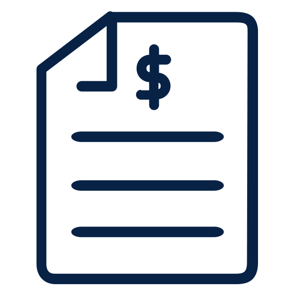 Financial statement document outline